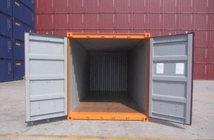 CONTAINER MARITTIMO ARANCIONE DA 20 FT - NUOVO