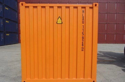 CONTAINER MARITTIMO ARANCIONE DA 20 FT - NUOVO