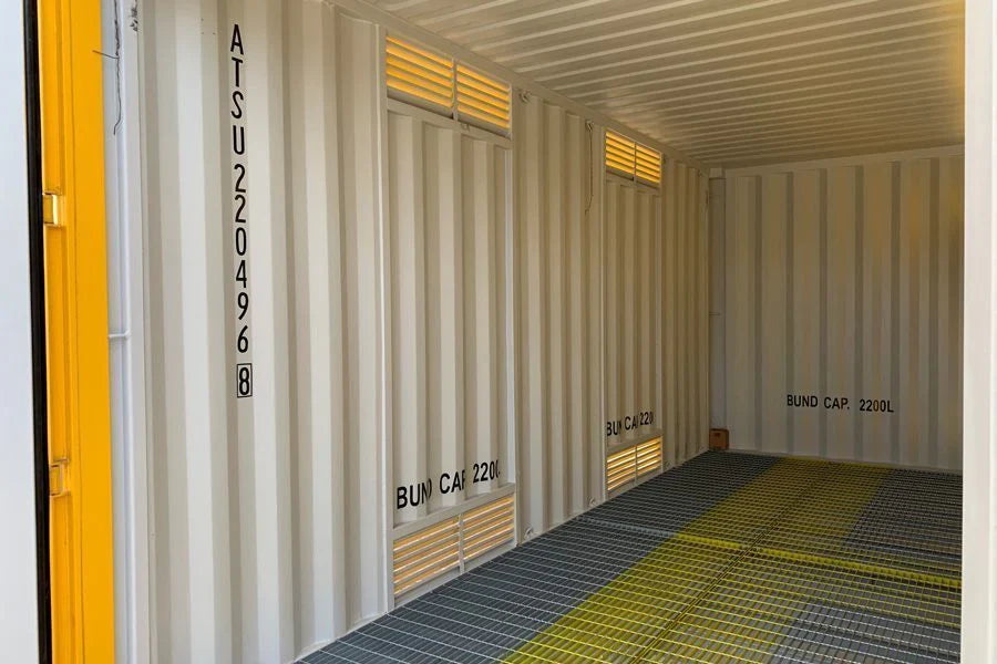 CONTAINER MARITTIMO HC DA 20 PIEDI CON PORTA LATERALE - NUOVO