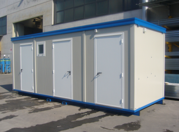 CONTAINER CON DOCCE (DIM. 6,00 X 2,40 M)